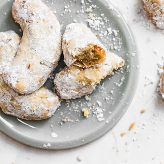 Pecan Crescent Cookies - Recipe photo by foodandtable