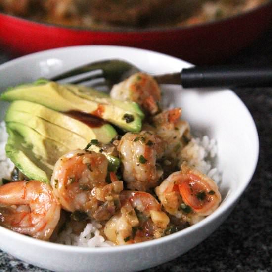 Spicy Garlic Butter Shrimp - Recipe photo by cucinabella