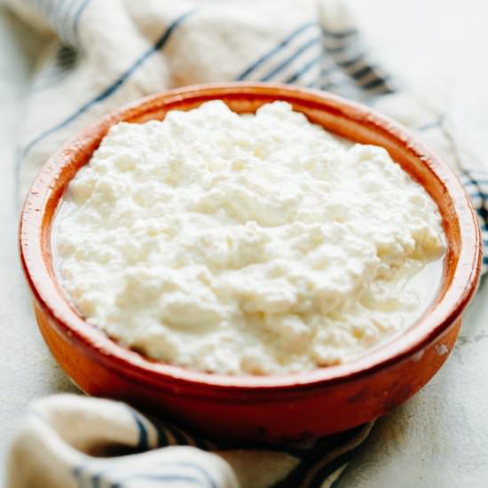 Homemade Ricotta Cheese - Recipe photo by ColeyCooks