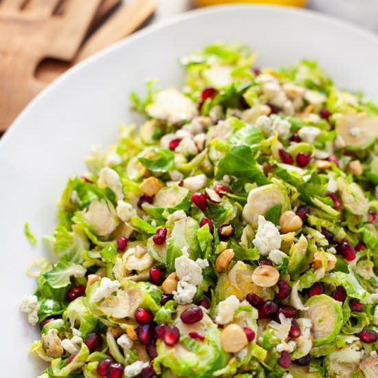 Shaved Brussels Sprout Salad - Recipe photo by karalydonRD
