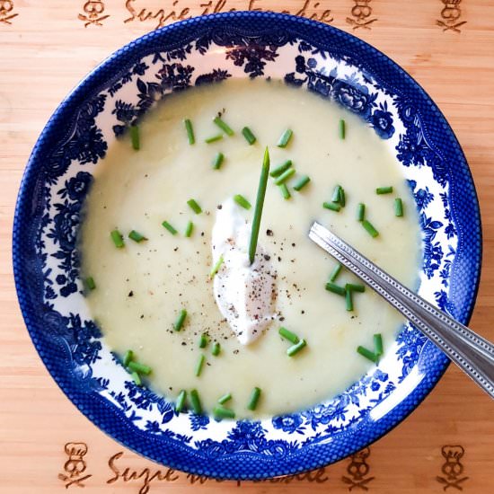 Instant Pot Potato Leek Soup - Recipe photo by suziethefoodie