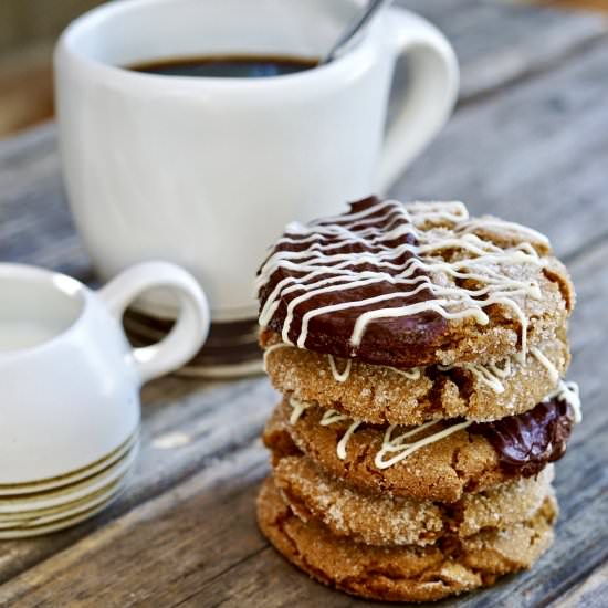 Ginger Snap Cookies - Recipe photo by simmerandsauce