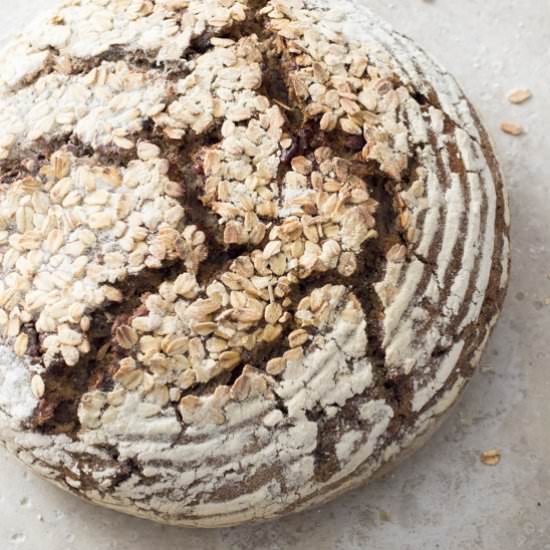 Hearty Whole Wheat Walnut Bread - Recipe photo by jillshough