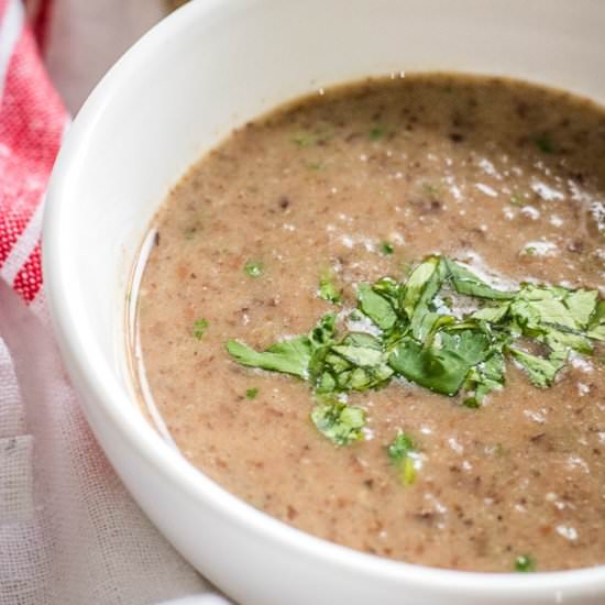 Easy Black Bean Soup - Recipe photo by KyleeCooks