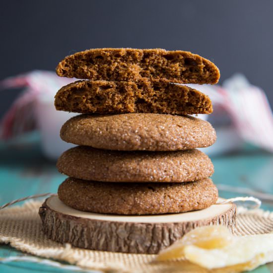 Ginger Molasses cookies - Recipe photo by Wild wild whisk