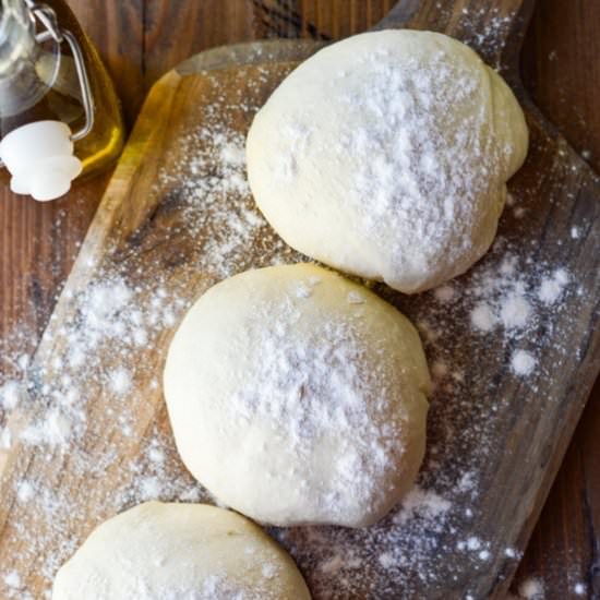 Homemade Pizza Dough By Hand - Recipe photo by linger