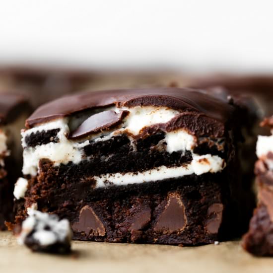 Cookies & Cream Brownies - Recipe photo by sallysbakingaddiction