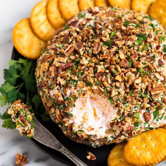 Cream Cheese Ball - Recipe photo by wellplated