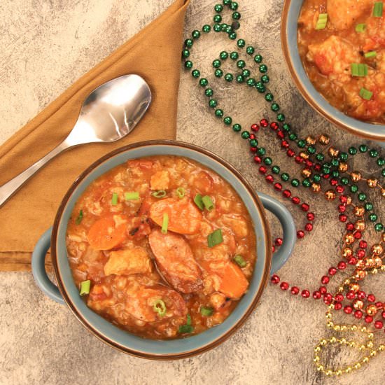 Jambalaya Soup - Recipe photo by The Salted Pepper