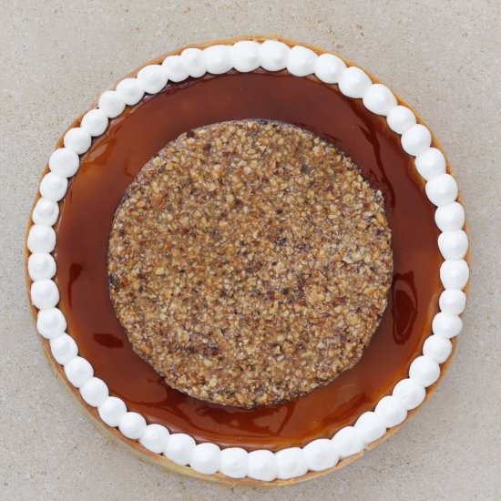 Hazelnuts and Coffee Tart - Recipe photo by lilcookieblog
