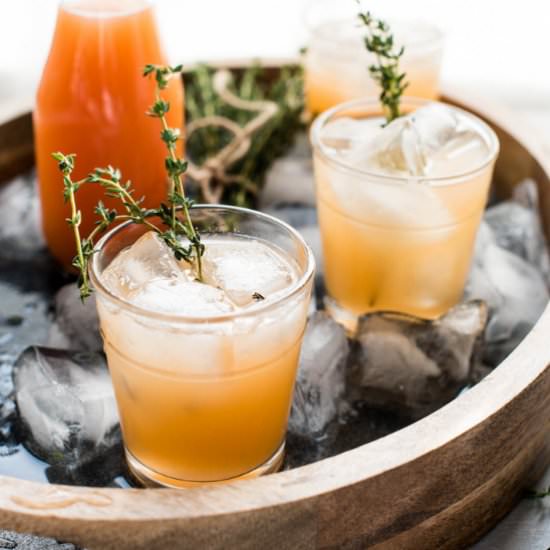 Grapefruit Thyme Paloma - Recipe photo by hungerthirstplay