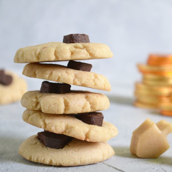Mini Dreidel Hanukkah Cookies - Recipe photo by Perspective Portions