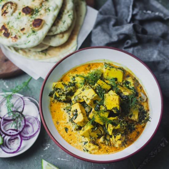 Methi Saag Malai Paneer - Recipe photo by PlayfulCooking