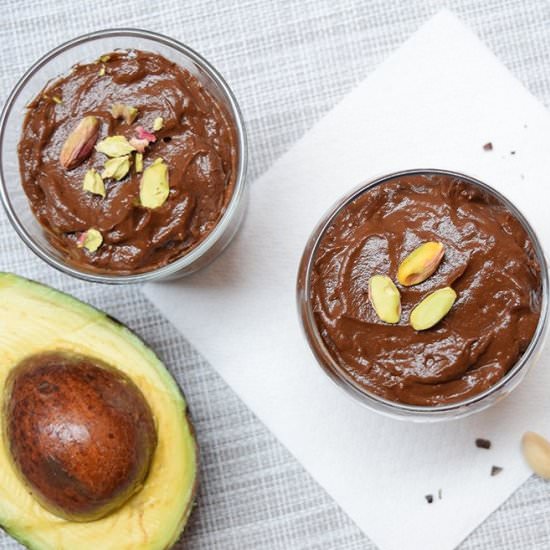 Vegan Avocado Chocolate Mousse - Recipe photo by ADkitchen