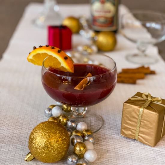 Christmas Sangria - Recipe photo by alwaysusebutter