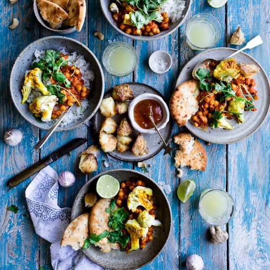 Easy vegan chickpea curry - Recipe photo by TheLittlePlantation