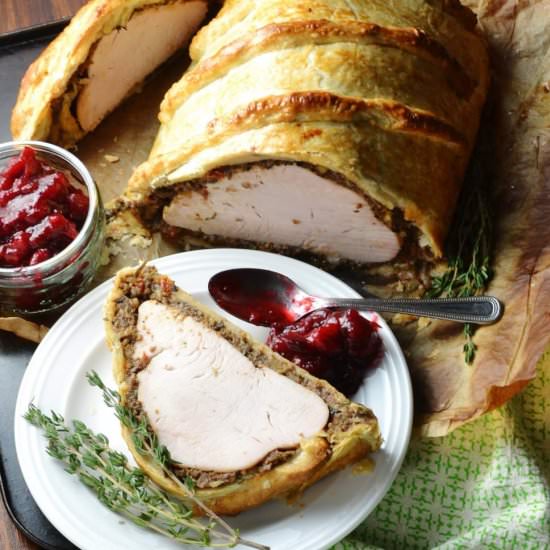 Mushroom Turkey Wellington - Recipe photo by everydayhealthyrecipes