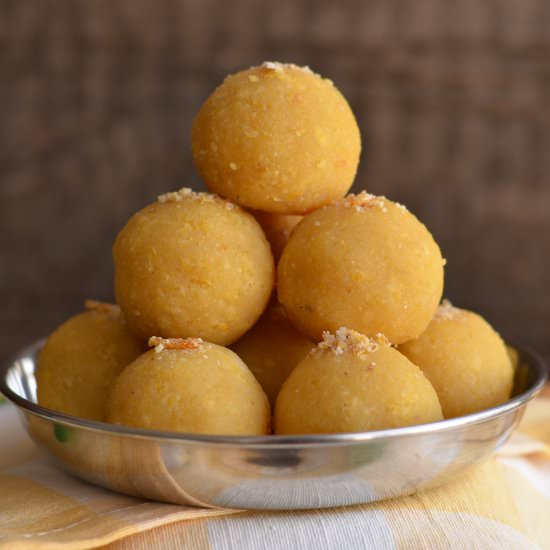 Yellow Moong Dal Laddu - Recipe photo by Code2cook