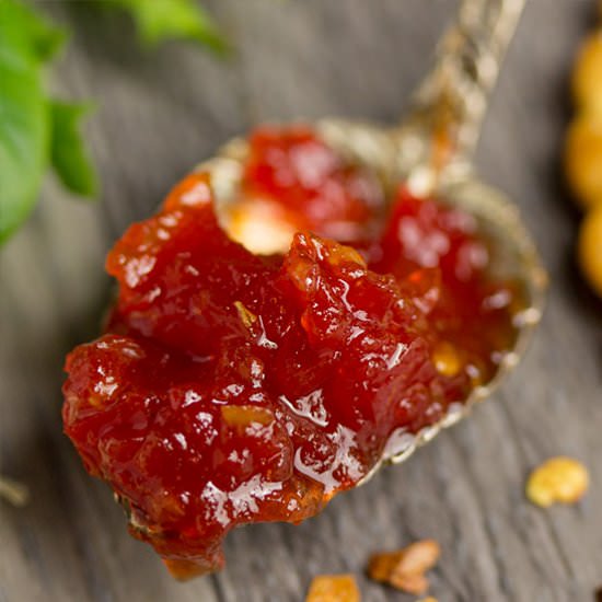 Homemade Sweet Chilli Jam - Recipe photo by KitchenMason