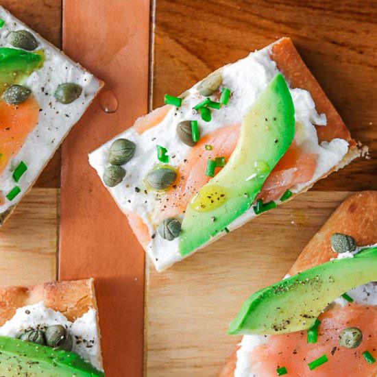 Avocado & Smoked Salmon Appetizer - Recipe photo by Girl Heart Food