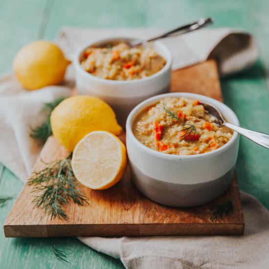 Creamy Lemon Chicken Soup - Recipe photo by ayokitchen
