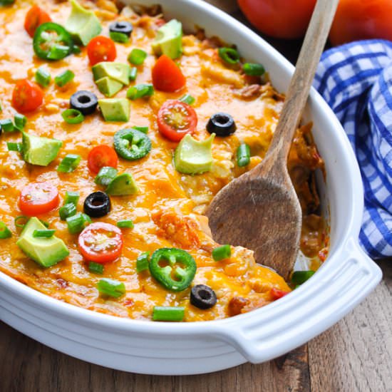 Easy Taco Casserole Recipe - Recipe photo by The Seasoned Mom