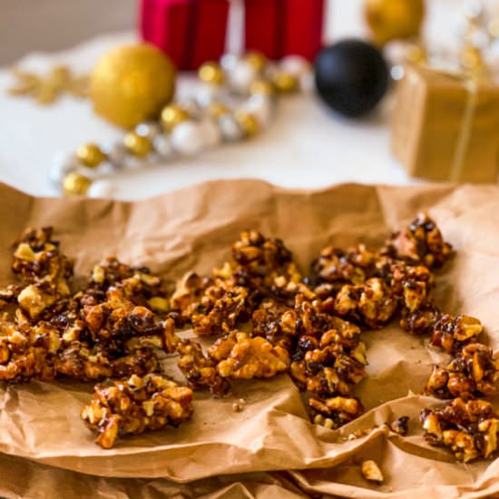 Salty & Spicy Candied Walnuts - Recipe photo by alwaysusebutter
