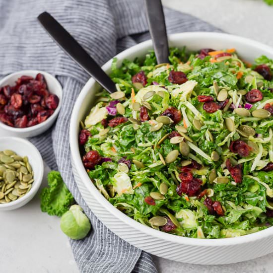 Sweet Kale Salad - Recipe photo by rachelcooksblog
