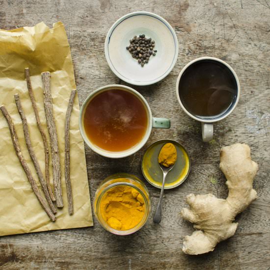 Liquorice, Turmeric & Ginger Tea - Recipe photo by putumayokitchen