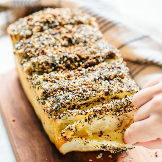 Everything Bagel Pull Apart Bread - Recipe photo by ColeyCooks