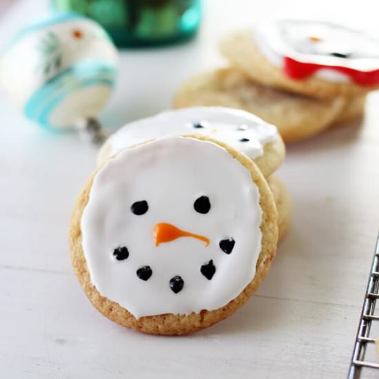 Snowman Christmas Cookies - Recipe photo by Buy This Cook That