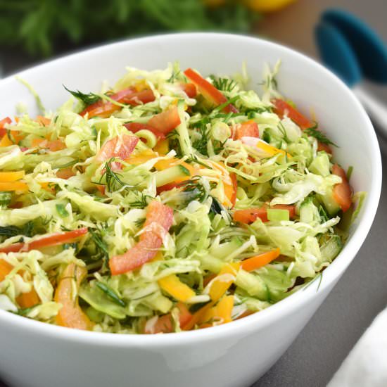 Cabbage Pepper Salad - Recipe photo by olgainthekitchen