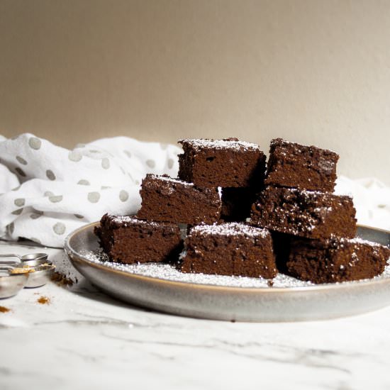 Gingerbread Brownies - Recipe photo by More Than You Can Chew