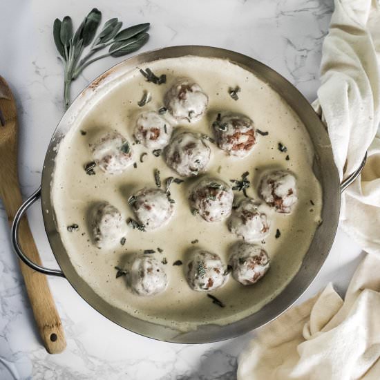 Turkey Swedish Meatballs - Recipe photo by KitchenCartographer