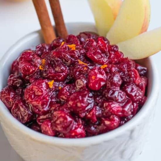 Apple Cranberry Sauce - Recipe photo by LifemadeSweeter