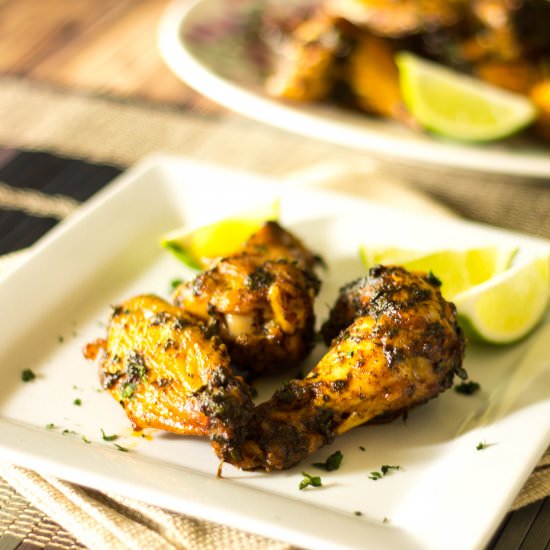 Buttery Chili Lime Chicken Wings - Recipe photo by littlebitrecipes