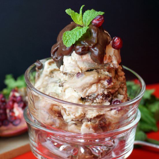 Candy Cane Ice Cream - Recipe photo by Gillian Elizabeth