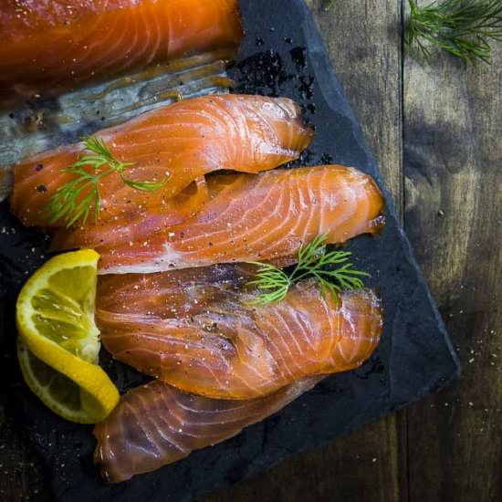 Simple Cured Salmon - Recipe photo by Went Here 8 This