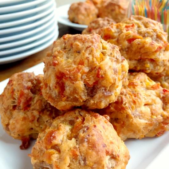 Rotel Sausage Balls - Recipe photo by Theyummymuffin