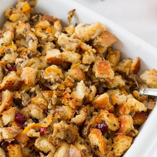 Cranberry Vegetarian Stuffing - Recipe photo by ilonaspassion