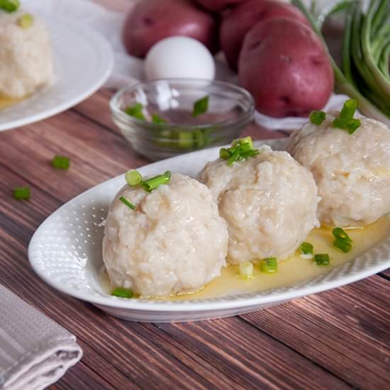 Klubb – Norwegian Potato Dumplings - Recipe photo by ramshacklepantry