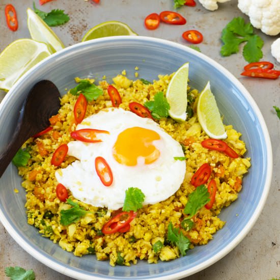 Cauliflower Nasi Goreng - Recipe photo by El Mundo Eats