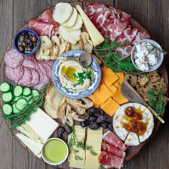 How to Make the BEST Cheese Board - Recipe photo by The Mediterranean Dish