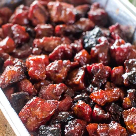 Pork Butt Burnt Ends - Recipe photo by gimmesomegrilling