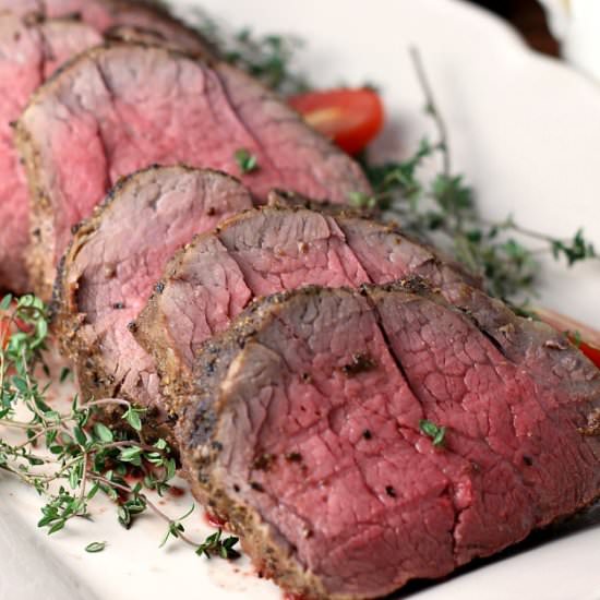 Whole Beef Tenderloin - Recipe photo by SundaySupper