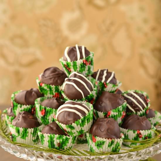 Chocolate Peanut Butter Balls - Recipe photo by My Island Bistro Kitchen