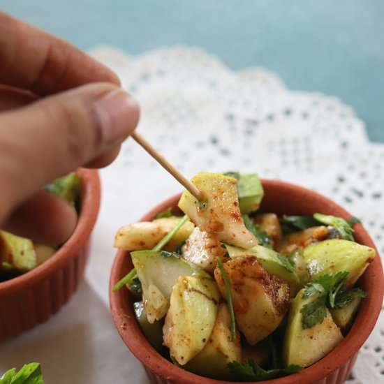 Guava Cucumber Chaat - Recipe photo by Masalachilli