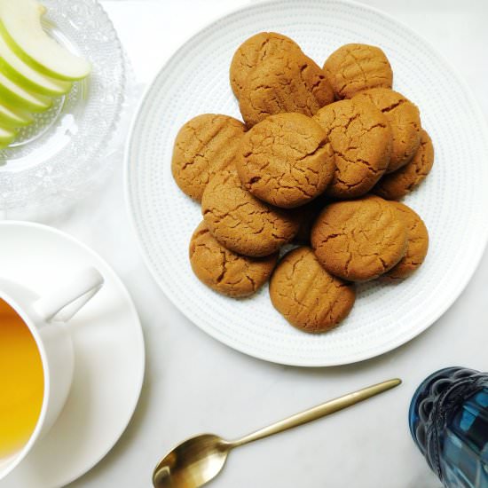 Ginger Snap Cookies - Recipe photo by a new green leaf
