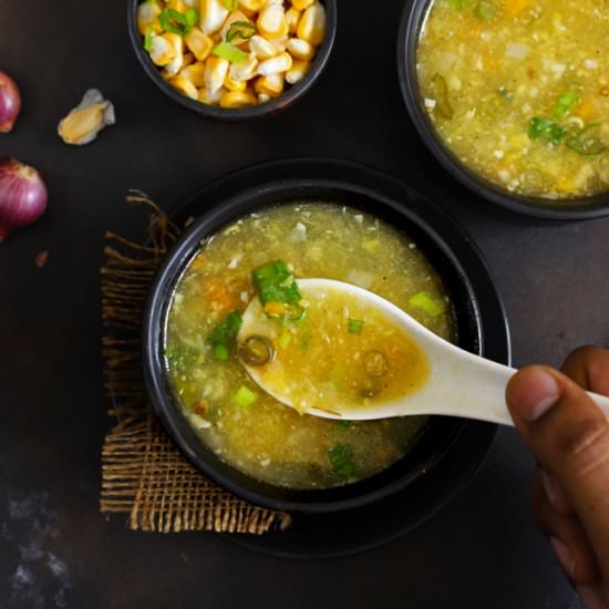 Chinese Sweet Corn Soup - Recipe photo by Funfoodandfrolic