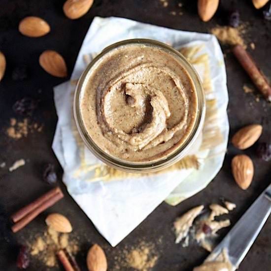 Cinnamon Raisin Almond Butter - Recipe photo by BetterwithCake